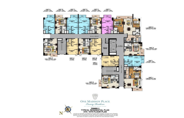 Top Realty Corporation - One-Madison-Place-Floor-Plan-Tower-2