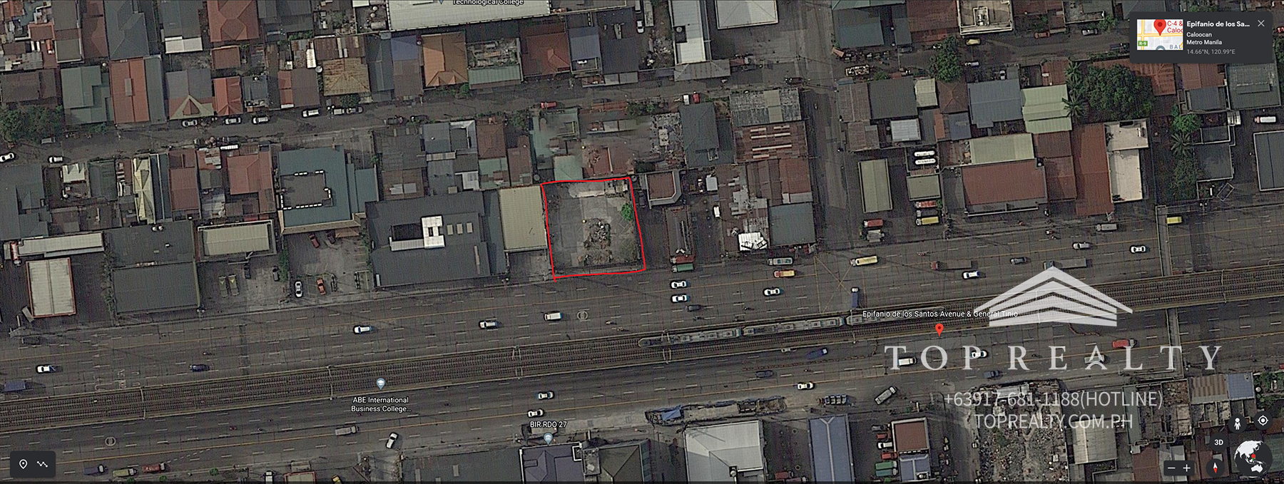 DS882626 – Spacious Commercial Lot for Sale in Caloocan City along EDSA