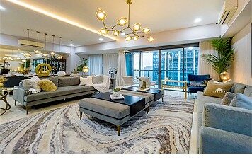 DS883353- Grand Hyatt Residences | Modern Elegant Five 5 Bedroom 5BR Interior Decorated Condo for Sale in North Fort Bonifacio Global City, BGC, Taguig City Near Uptown Mall,