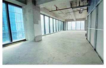 DR881746 – The Stiles Enterprise Plaza | Bare Shell 122 sqm Office Space for Rent with Makati Skyline View in Makati City Near SM Jazz Mall, Greenbelt, Glorietta