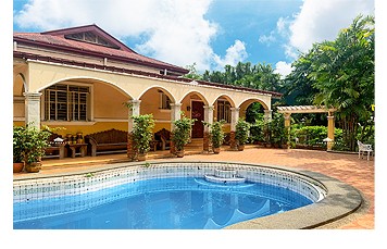 DS88-001071 – New Manila | Experience the epitome of modern elegance and comfort of this 6 Bedroom House and Lot for Sale with swimming pool in New Manila, Quezon City