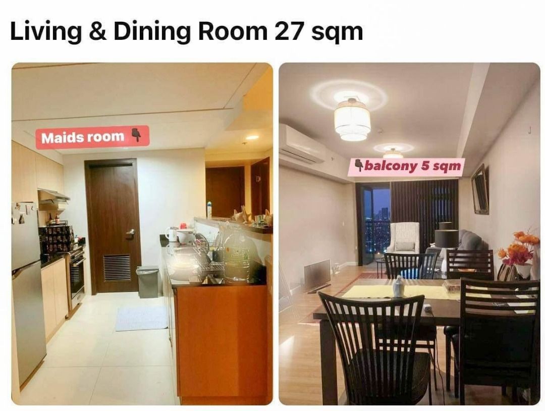 DS88-002706 – Solstice Tower  | Semi furnished Two Bedroom 2BR Condo Corner Unit for Sale in Makati City Near Cash & Carry Mall, Power Plant Mall, Makati Medical Center, BGC, Ortigas