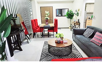 DS88-003577- The Florence Residences | Fully furnished 1 Bedroom 1BR Condo For Sale in Mckinley Hill, Fort Bonifacio, Taguig offers an Exceptional Living Experience with Unparalleled Comfort and Style.