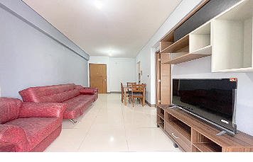 DS88-005574- Two Palm Tree | Corner unit 1BR condo for sale in Pasay City. Near NAIA, MOA & business hubs. Ideal for living or rental.