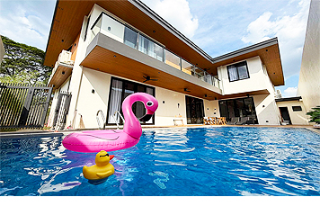 DS88-005725- Mapayapa Village | Own a Brand New furnished 2-Storey Corner House and Lot for Sale in Quezon City with Swimming pool