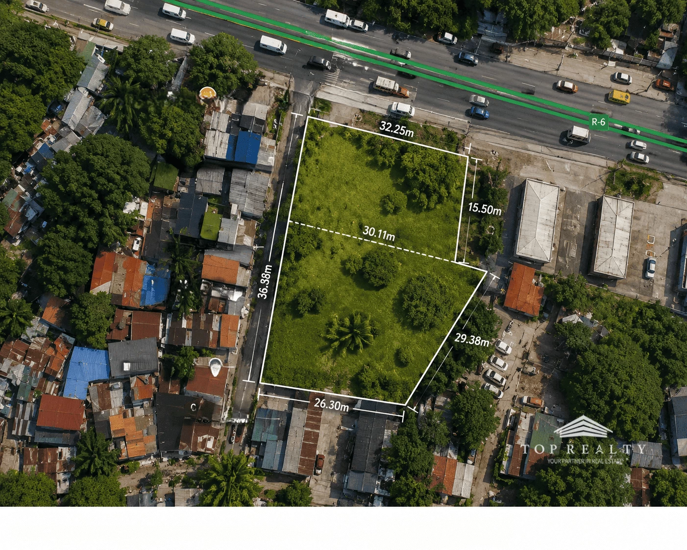 DS88-003756 – Highly Visible Bare Commercial Lot for Sale in Marcos Highway at Rizal